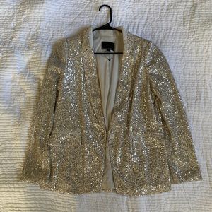 Banana Republic Soft Sequin Blazer, size 4